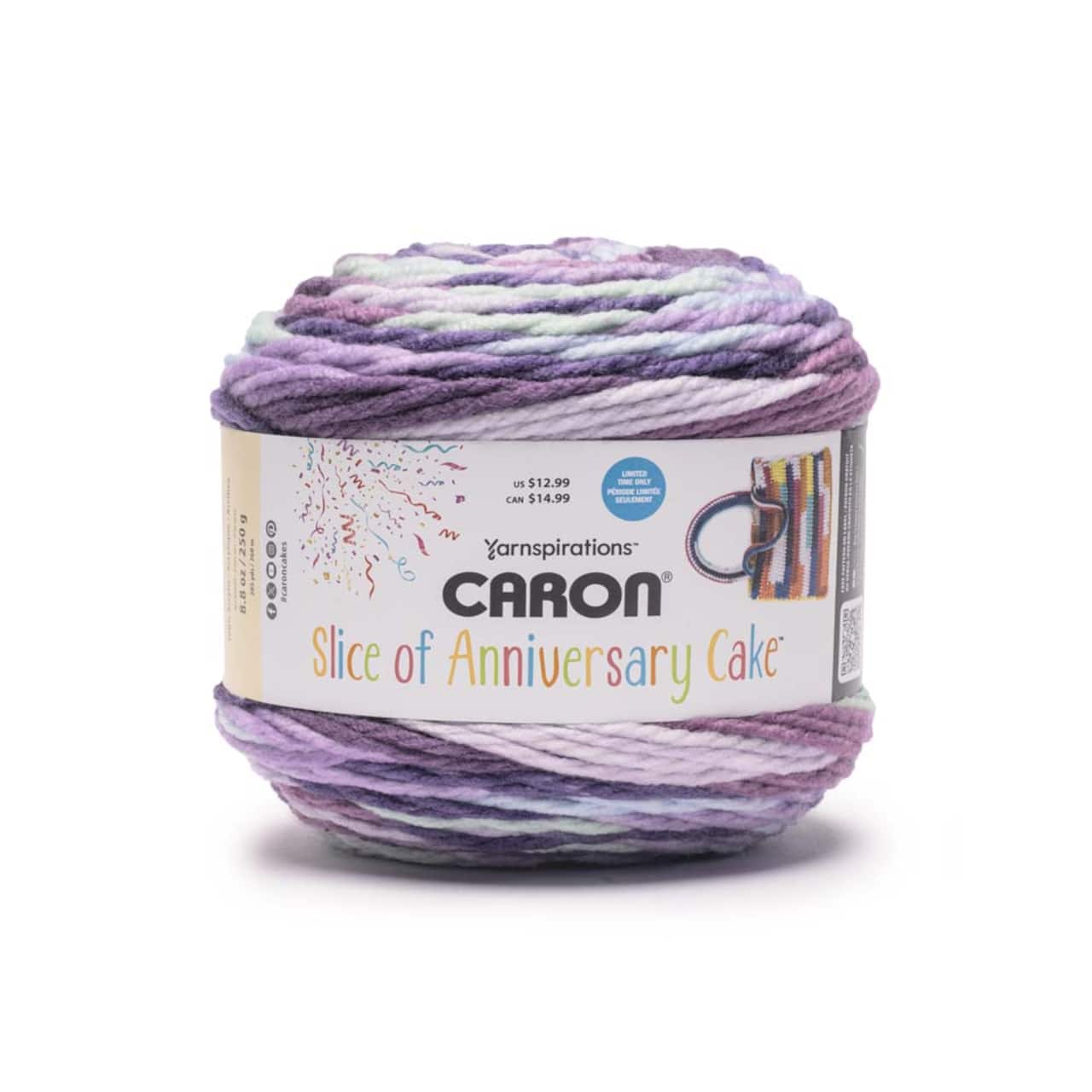 6 Pack: Caron® Slice of Anniversary Cakes™ Yarn